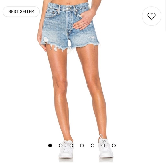 Women’s Agolde Parker Vintage Cut Off Short in Swapmeet - Picture 1 of 12